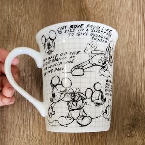 Disney Sketch Mug - Black and White Mickey Mouse